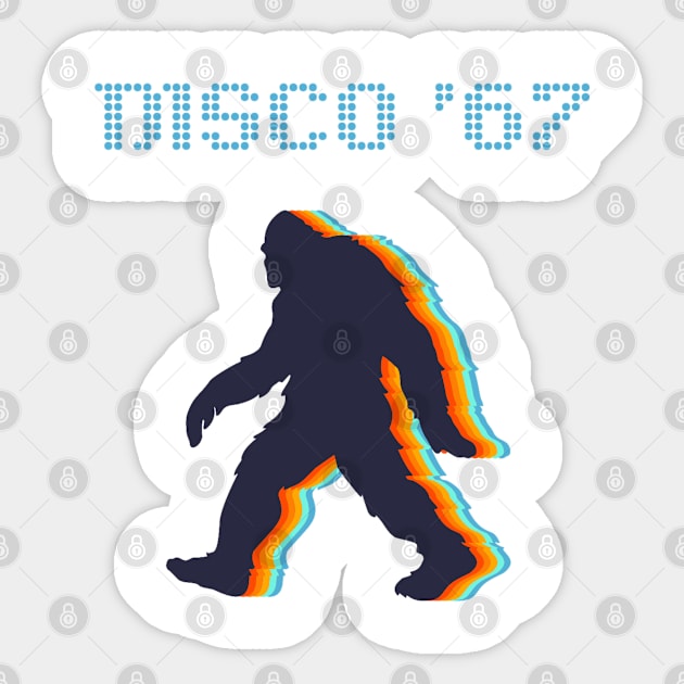 Bigfoot Discovery Sticker by oobmmob